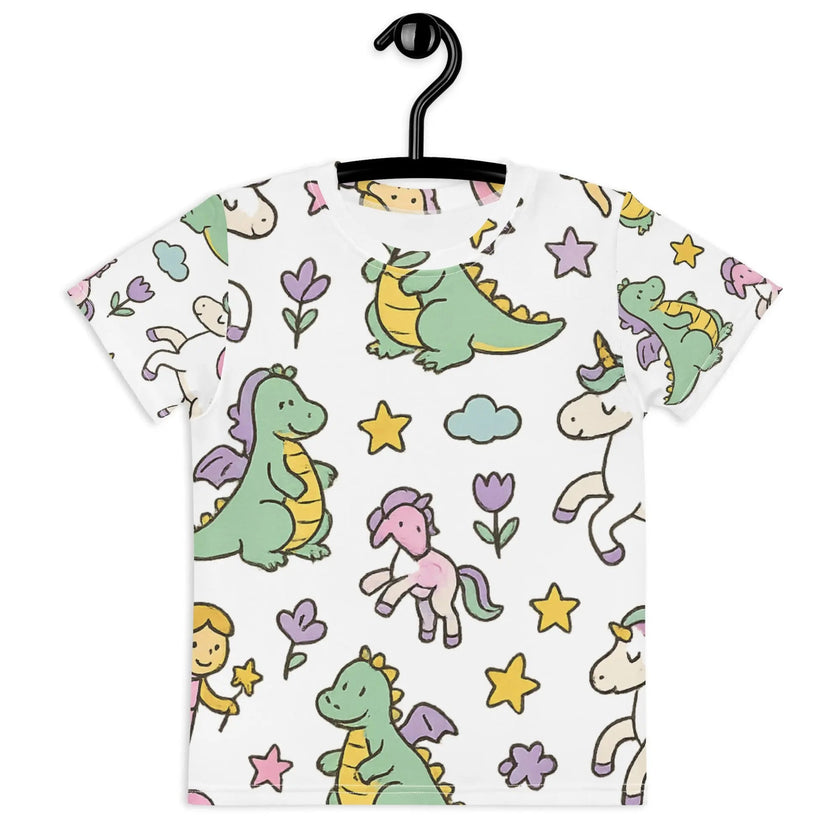 Paper peace Kids crew neck t-shirt - Magical Friends