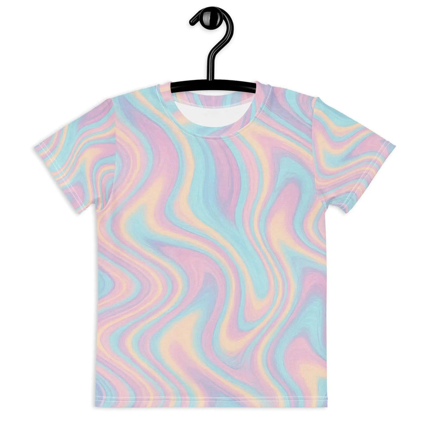 Paper peace Kids crew neck t-shirt - Marble Magic