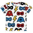 Paper peace Kids crew neck t-shirt - Superhero Symbols