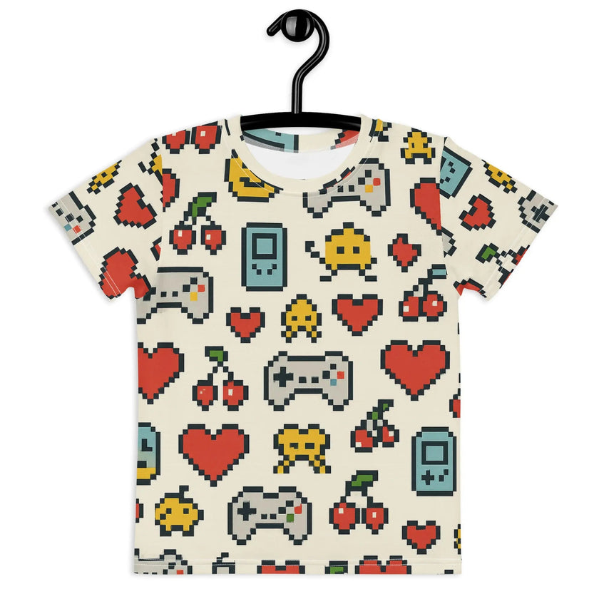 Paper peace Kids crew neck t-shirt - Gamer Edition