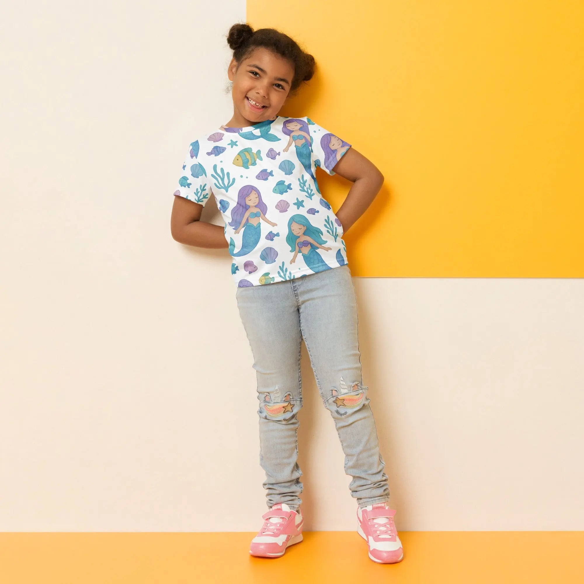Paper peace Kids crew neck t-shirt - Under the sea