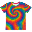 Paper peace Kids crew neck t-shirt - Chaotic Tie-Dye
