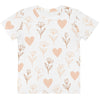 paper peace Kids crew neck t-shirt - Hearts