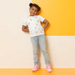 paper peace Kids crew neck t-shirt - Hearts