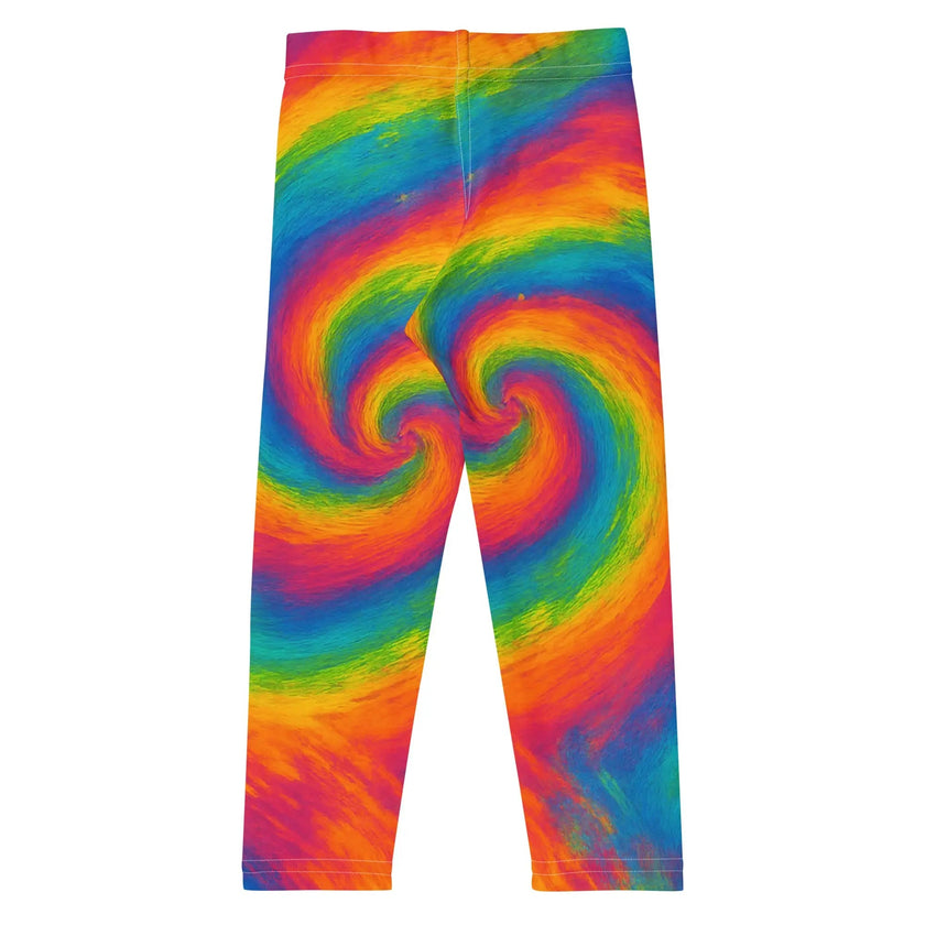 Paper peace Kid's Leggings - Chaotic Tie-Dye