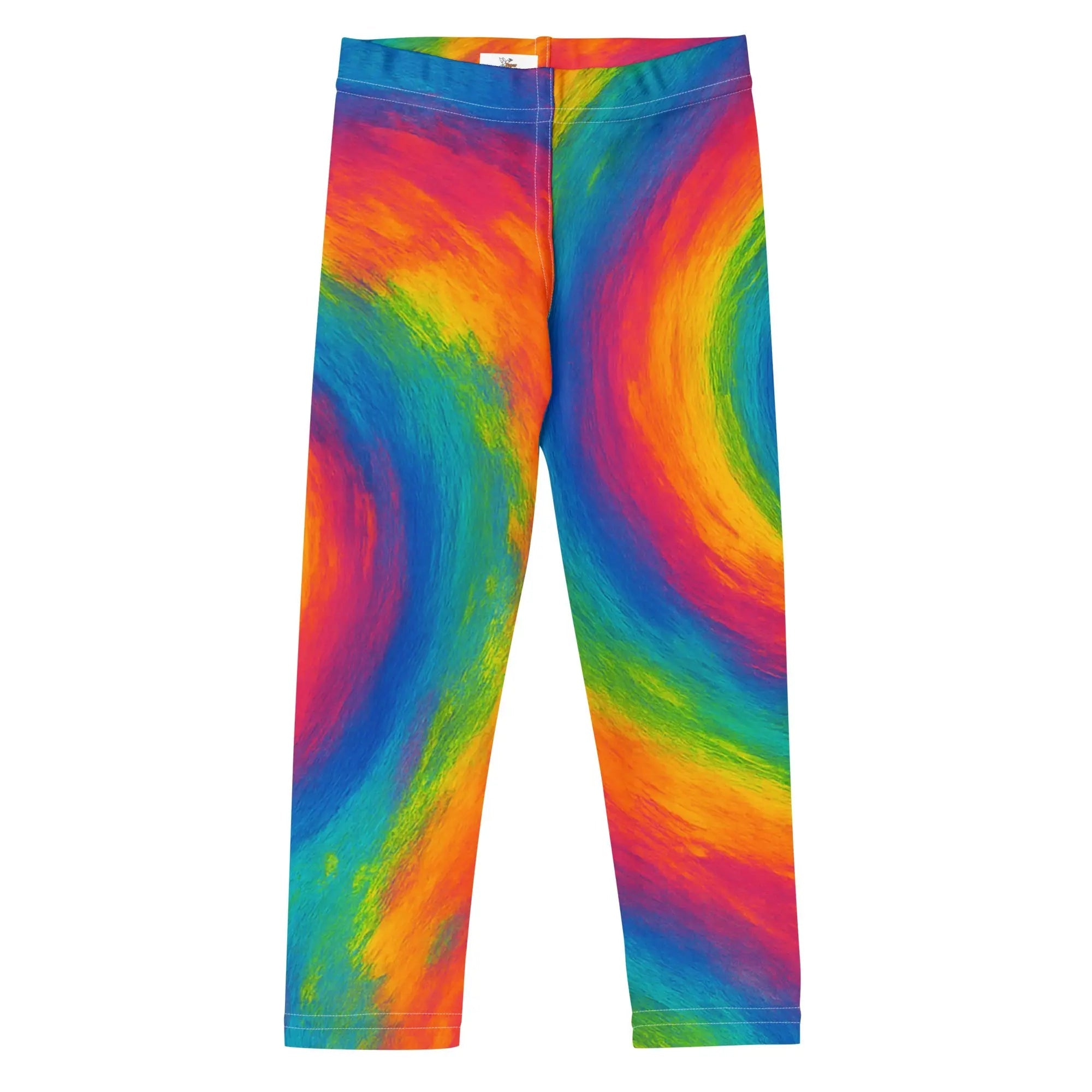 Paper peace Kid's Leggings - Chaotic Tie-Dye