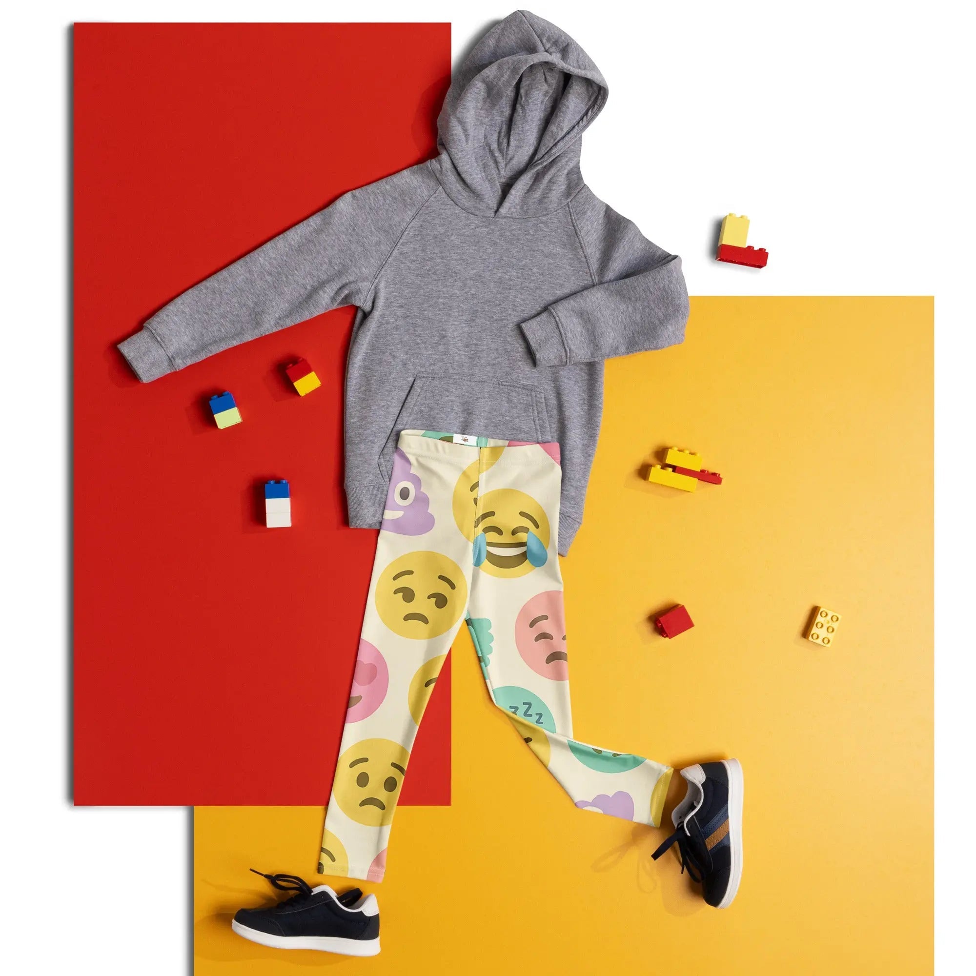 Paper peace Kid's Leggings - Emoji’s