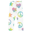 Paper peace Kid's Leggings - Peace Signs, Hearts & Stars
