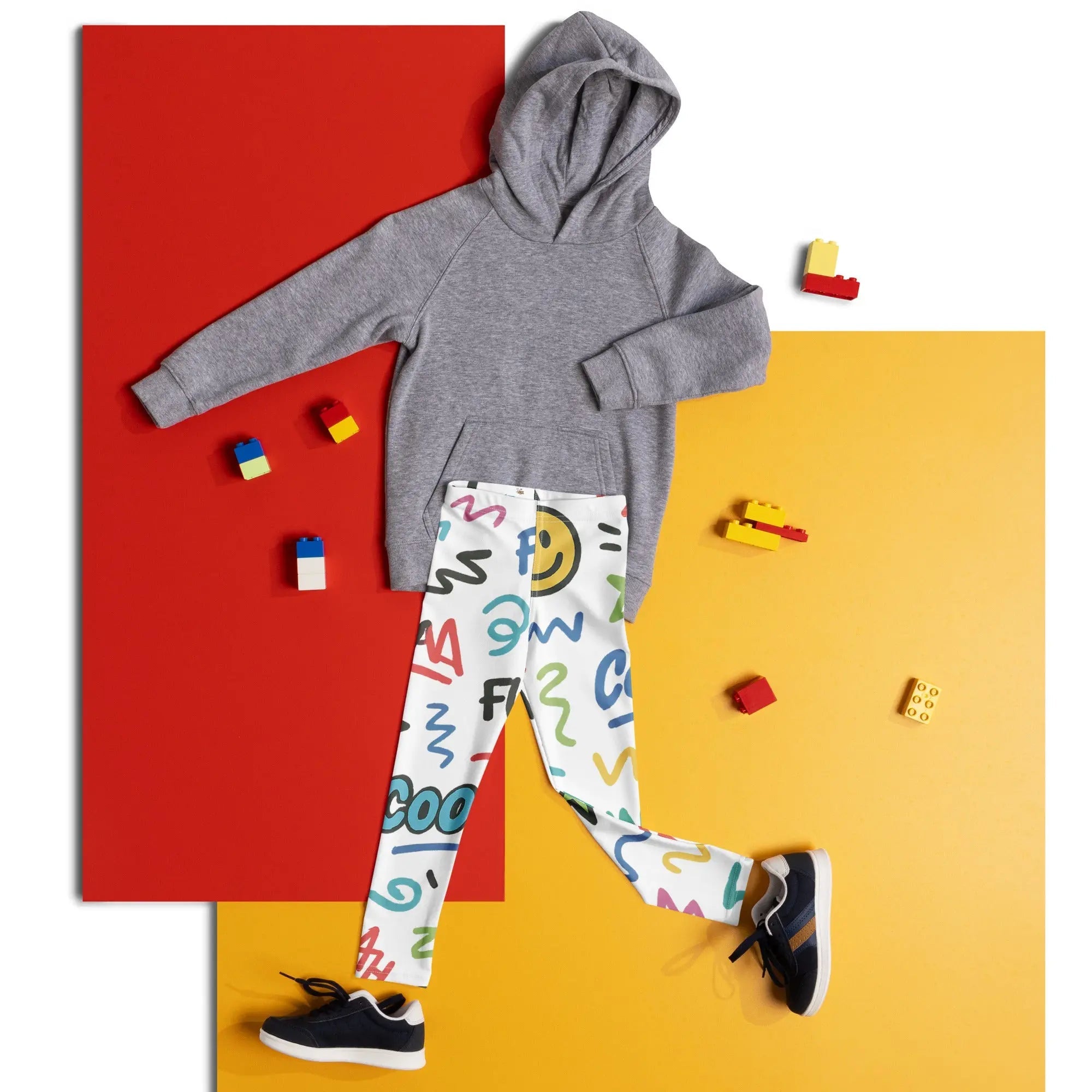 Paper peace Kid's Leggings - Graffiti Doodles