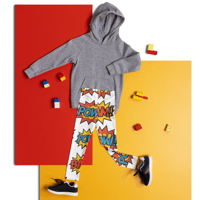 Paper peace Kid's Leggings - Comic Pop Art