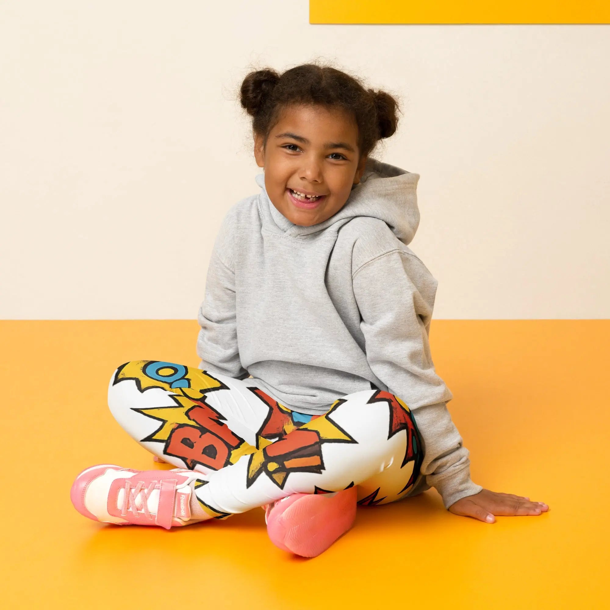 Paper peace Kid's Leggings - Comic Pop Art