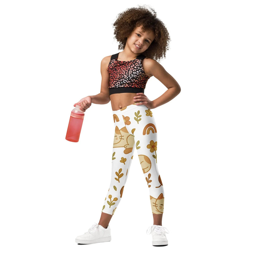 Paper peace-Kid's Leggings - Playful Kittens
