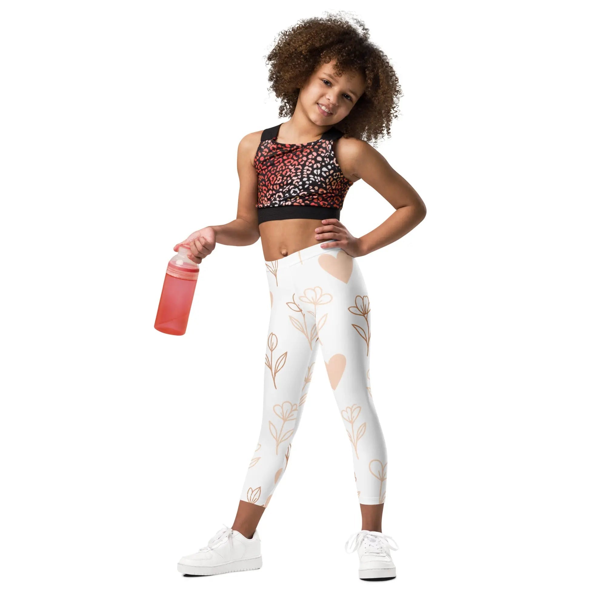 Paper peace Kid's Leggings - Hearts