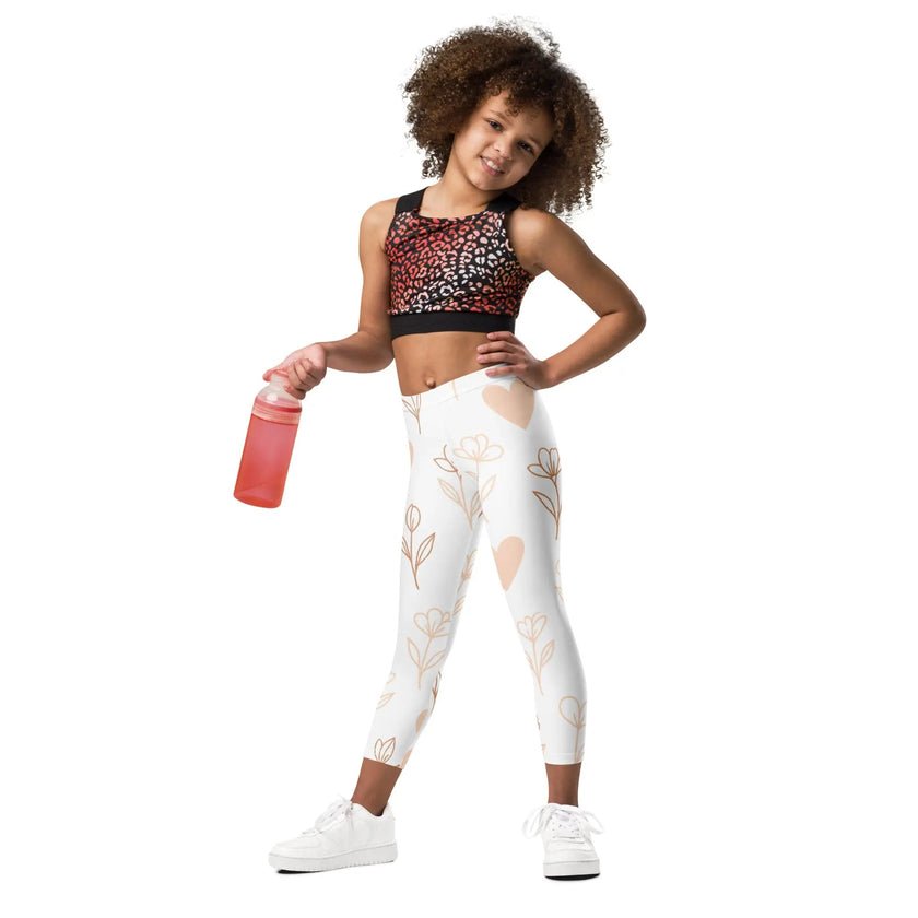 Paper peace Kid's Leggings - Hearts