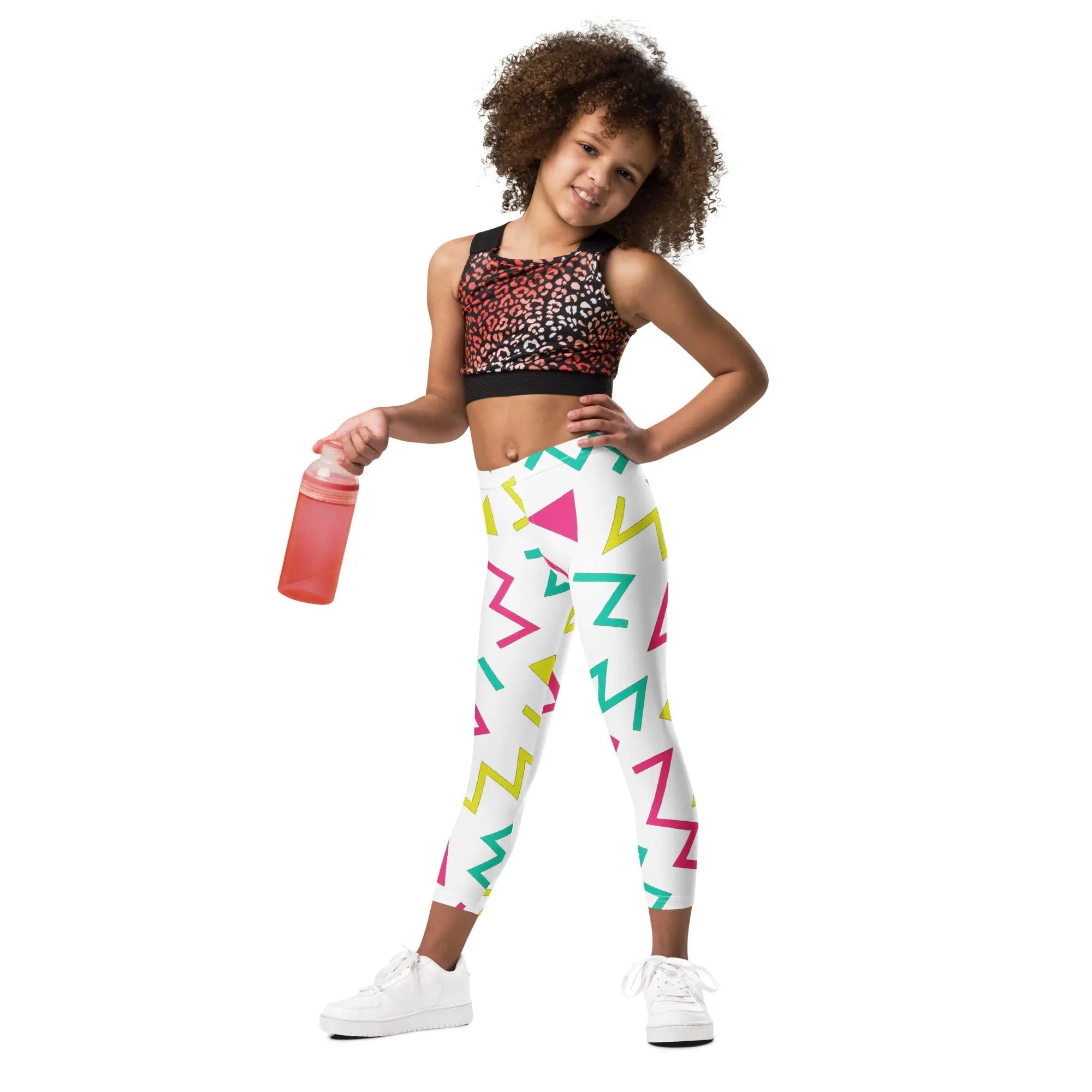 Paper peace Kid's Leggings - Crazy Zigzags
