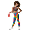 Paper peace Kid's Leggings - Chaotic Tie-Dye