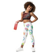 Paper peace Kid's Leggings - Peace Signs, Hearts & Stars