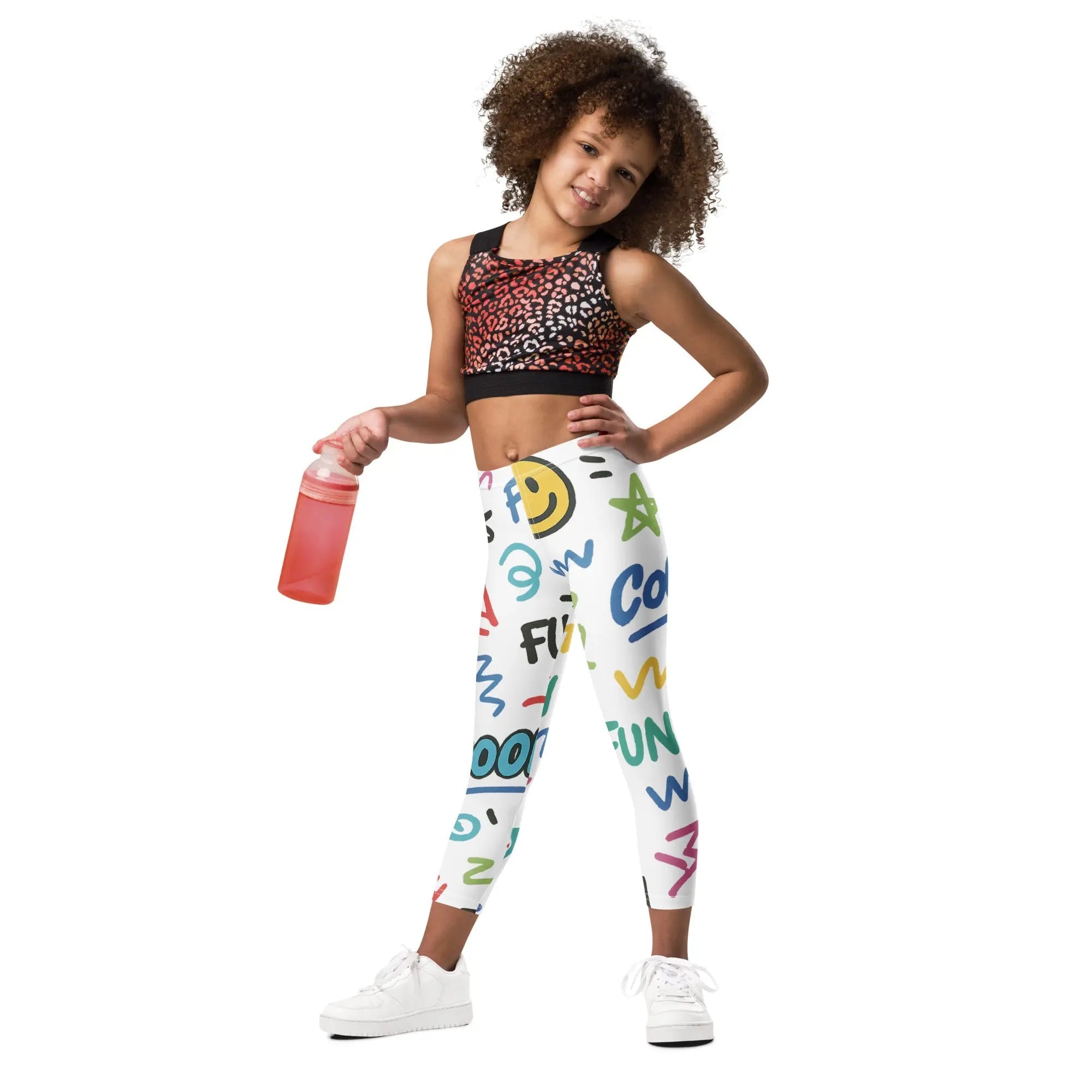 Paper peace Kid's Leggings - Graffiti Doodles