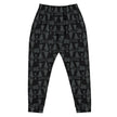 Men's Premium Recycled Fleece Black-Gray Joggers-Allover 3 Crusaders Print