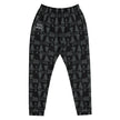 Men's Premium Recycled Fleece Black-Gray Joggers-Allover 3 Crusaders Print