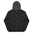 Men's Recycled Premium Black-Gray Hoodie-Allover 3 crusader print
