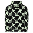 Allover Black Panache Premium Hoodie- Crusader