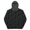 Men's Recycled Premium Black-Gray Hoodie-Allover 3 crusader print