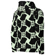 Allover Black Panache Premium Hoodie- Crusader
