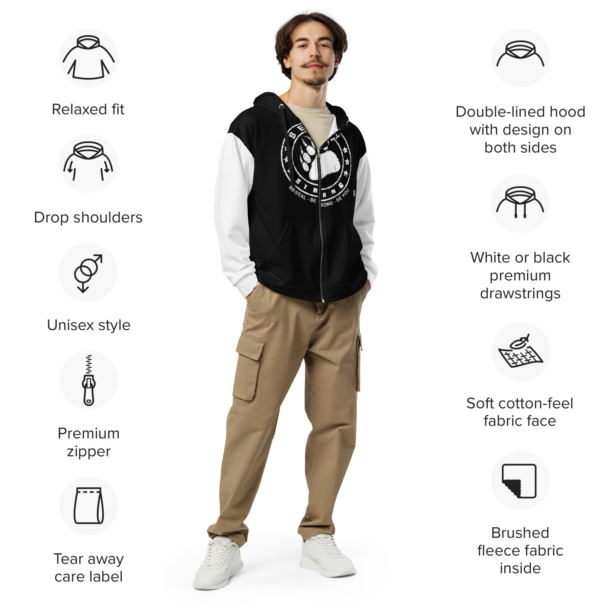 Bear Strong® Zip Hoodie