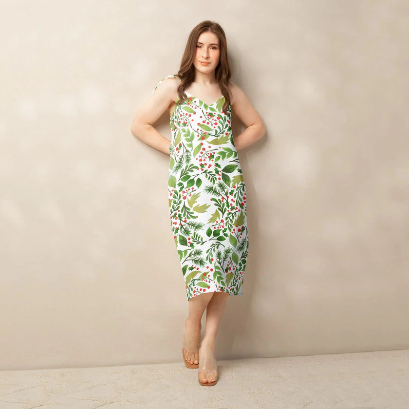 Tie-strap midi dress - Holly Theme
