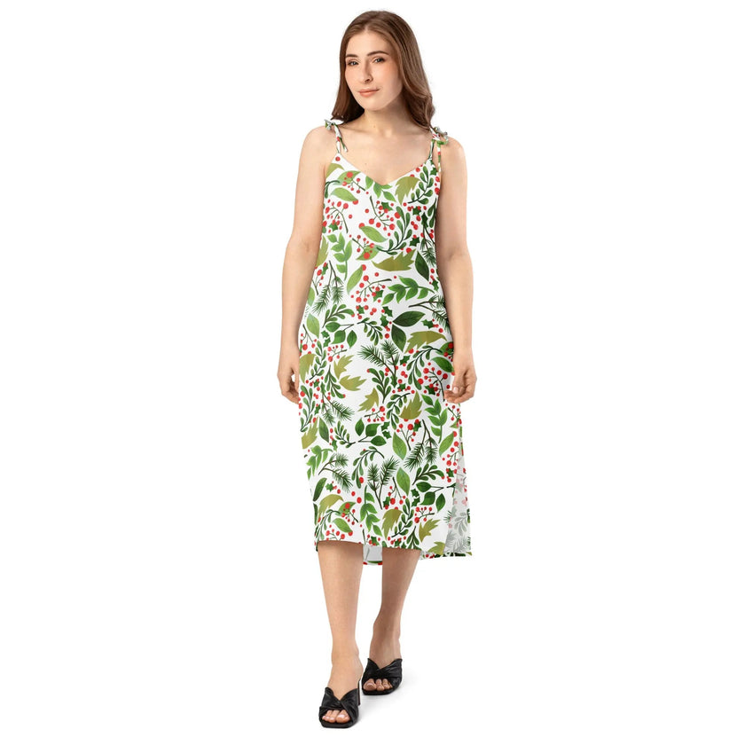 Tie-strap midi dress - Holly Theme