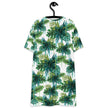 T-shirt dress - Green Floral