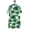 T-shirt dress - Green Floral