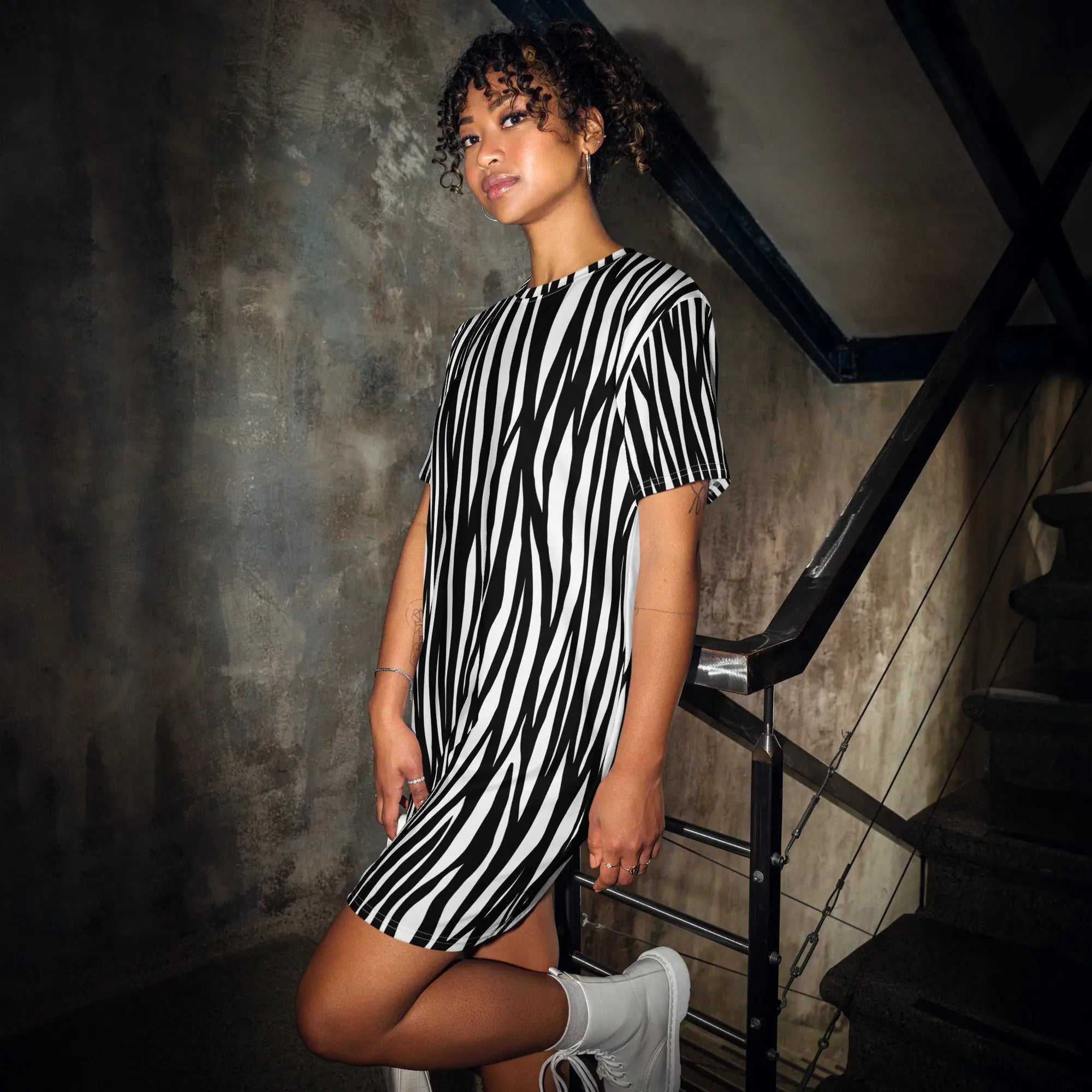 T-shirt dress - Zebra Print