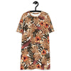 T-shirt dress - Orange Floral