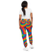 paper peace Unisex track pants - Chaotic Tie-Dye