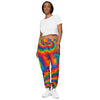 paper peace Unisex track pants - Chaotic Tie-Dye