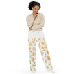 All-over print unisex wide-leg pants