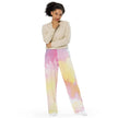All-over print unisex wide-leg pants - Tie Dye