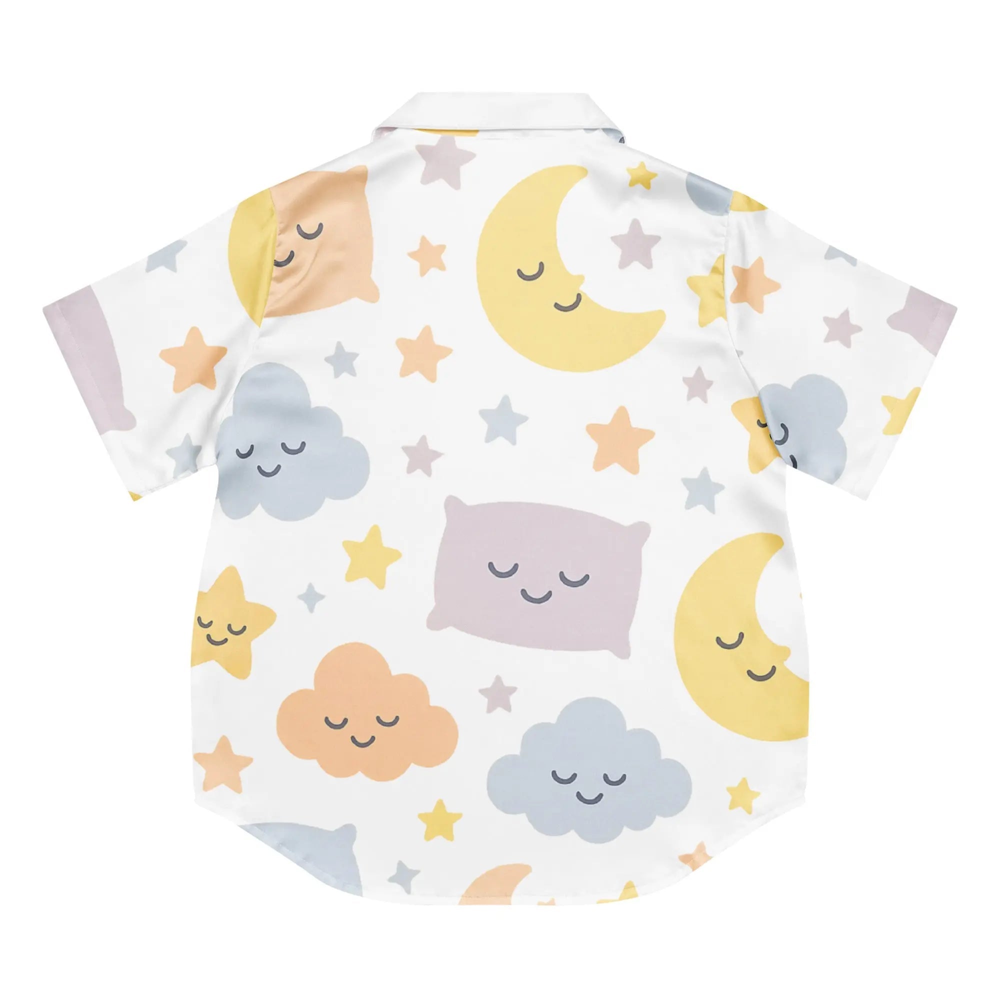 All-over print women’s short sleeve pajama top - Sweet Sleepies