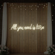 All You Need Is Love Heart Neon Sign
