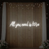 All You Need Is Love Heart Neon Sign