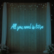 All You Need Is Love Heart Neon Sign