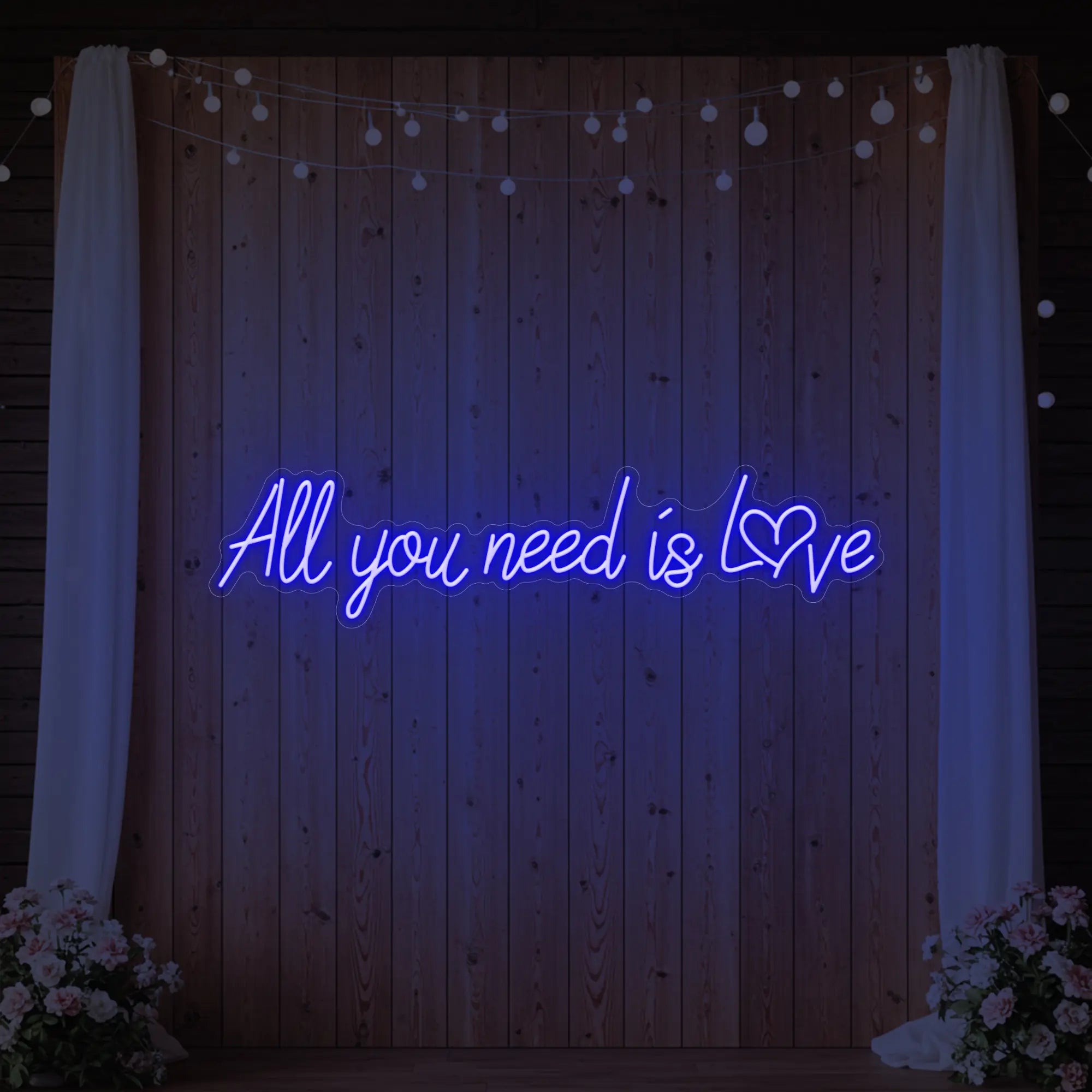 All You Need Is Love Heart Neon Sign