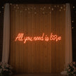 All You Need Is Love Heart Neon Sign