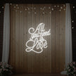All You Need is Love V2 Neon Sign