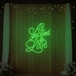 All You Need is Love V2 Neon Sign