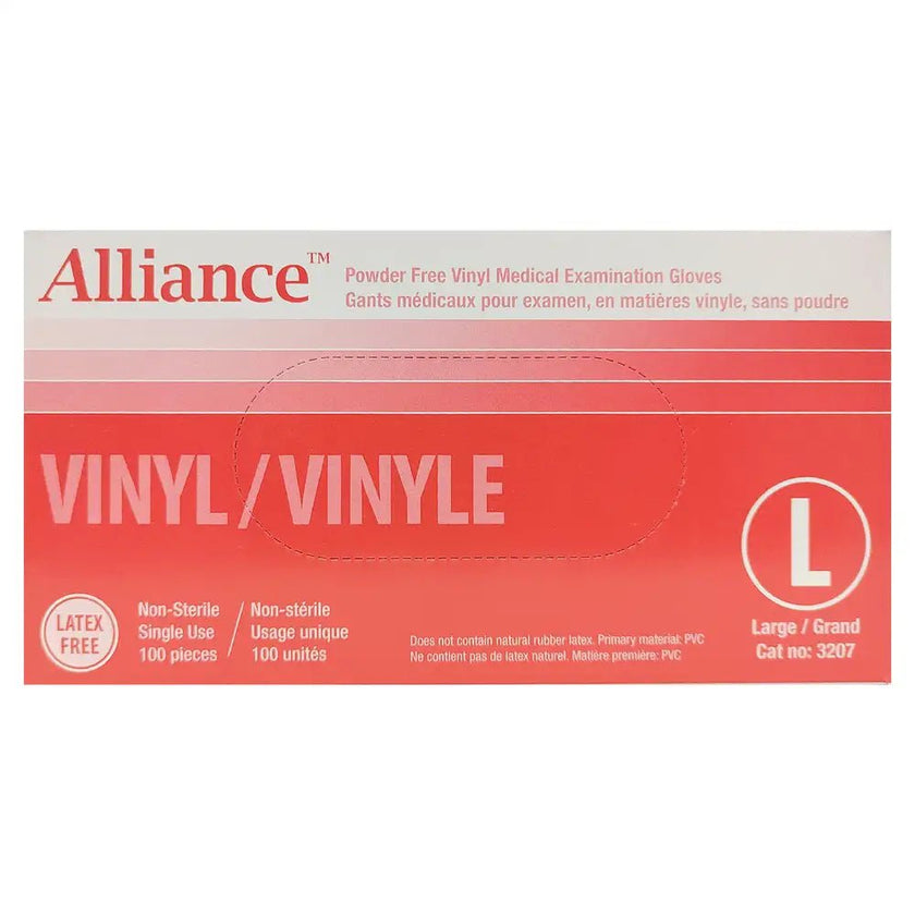 Alliance Vinyl Gloves - 100 / Box