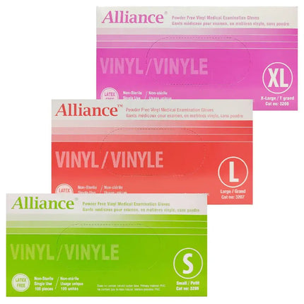 Alliance Vinyl Gloves - 100 / Box