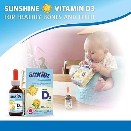 Allkidz Naturals - Vitamin D3 Drops 25 mL